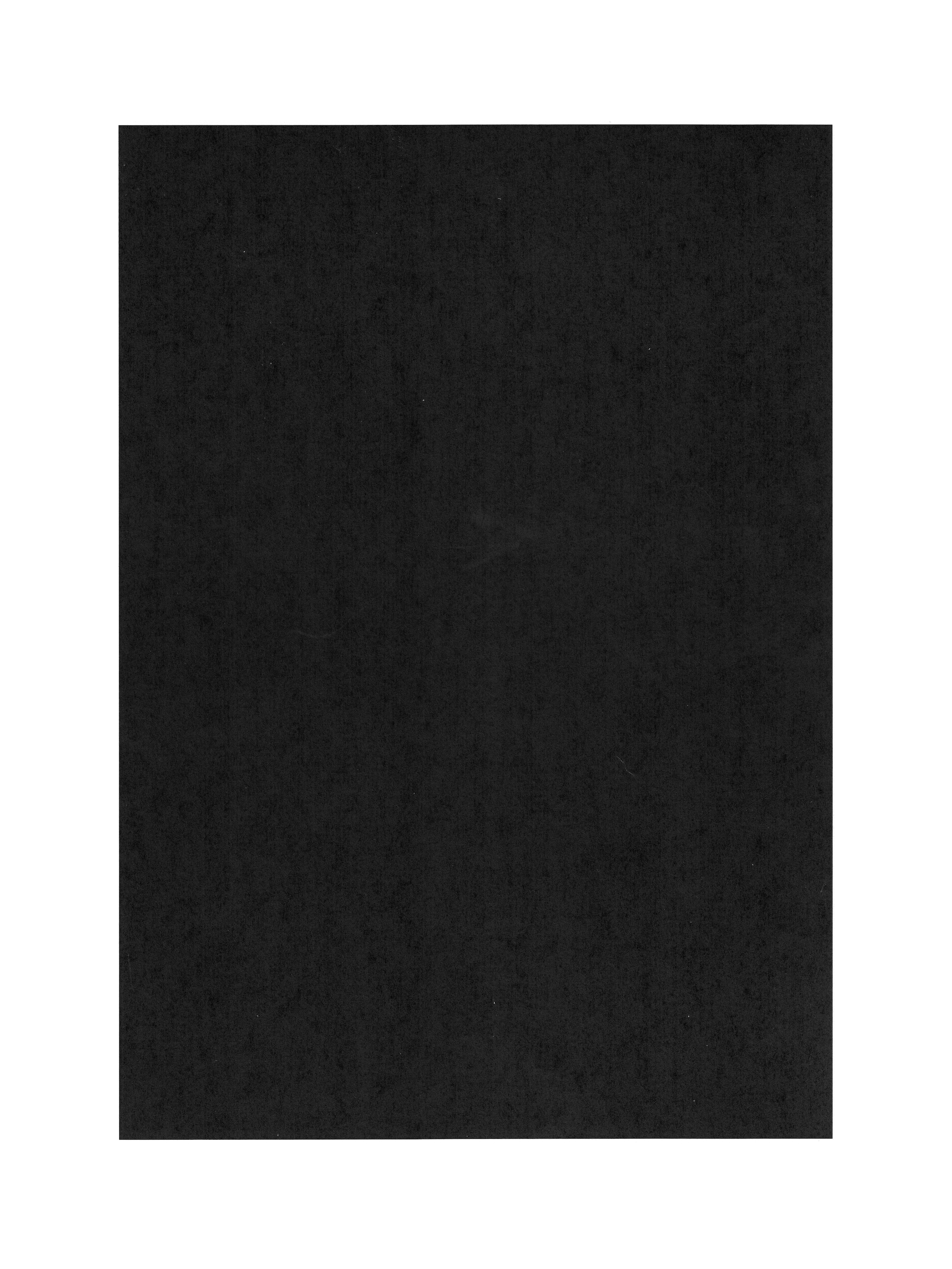 „Ein großes schwarzes Rechteck, ausgedruckt und eingescannt.